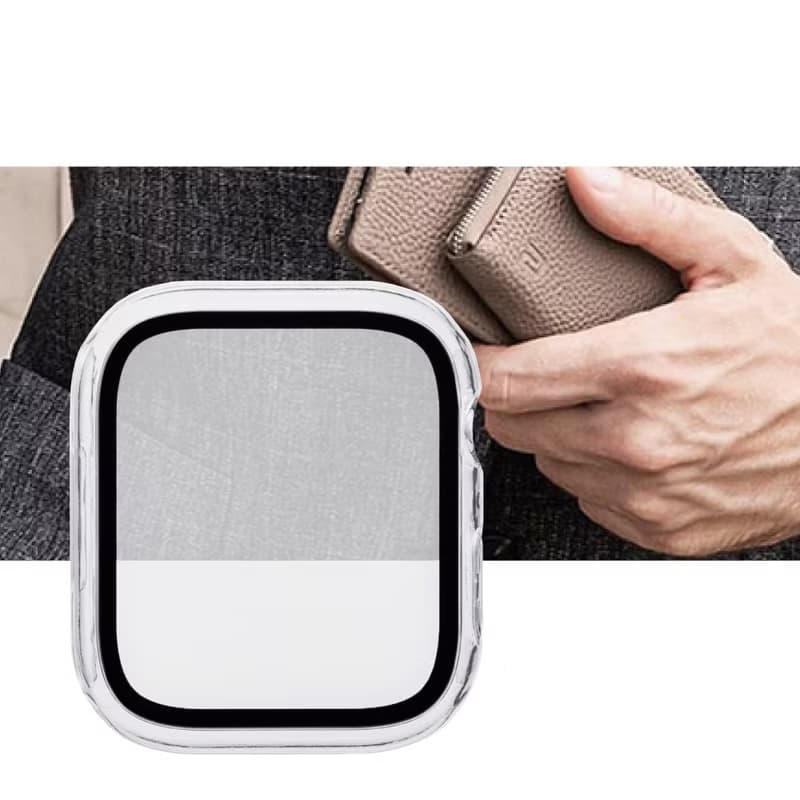 Apple Watch S10 42mm 2 IN 1 高透鋼化漾玻保護殼