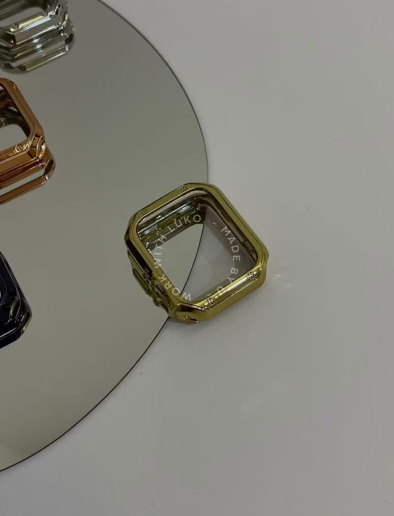 Apple Watch Case | TPU金屬色工業風全包軟式保護殼