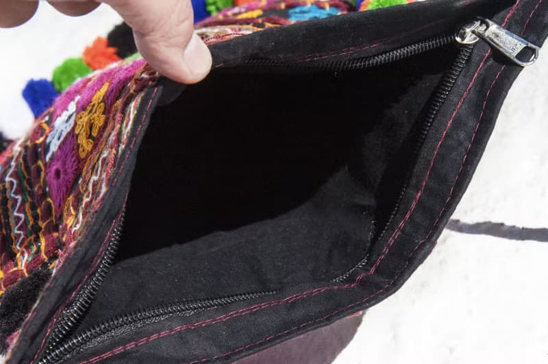 手工刺繡斜背包 民族風包 側背包 肩背包 手工包 刺繡包-沙漠花朵