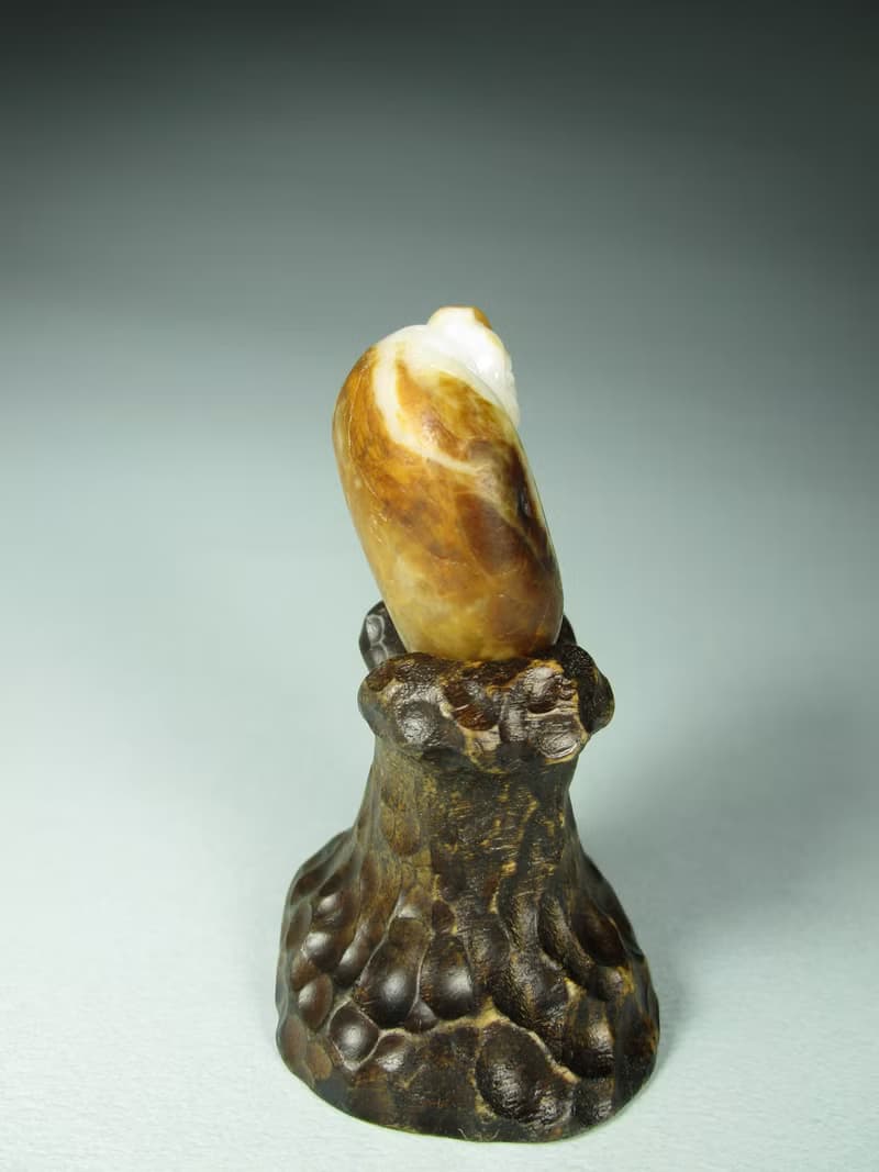 雕件 喜彌勒 臺灣年糕玉(海洗石)