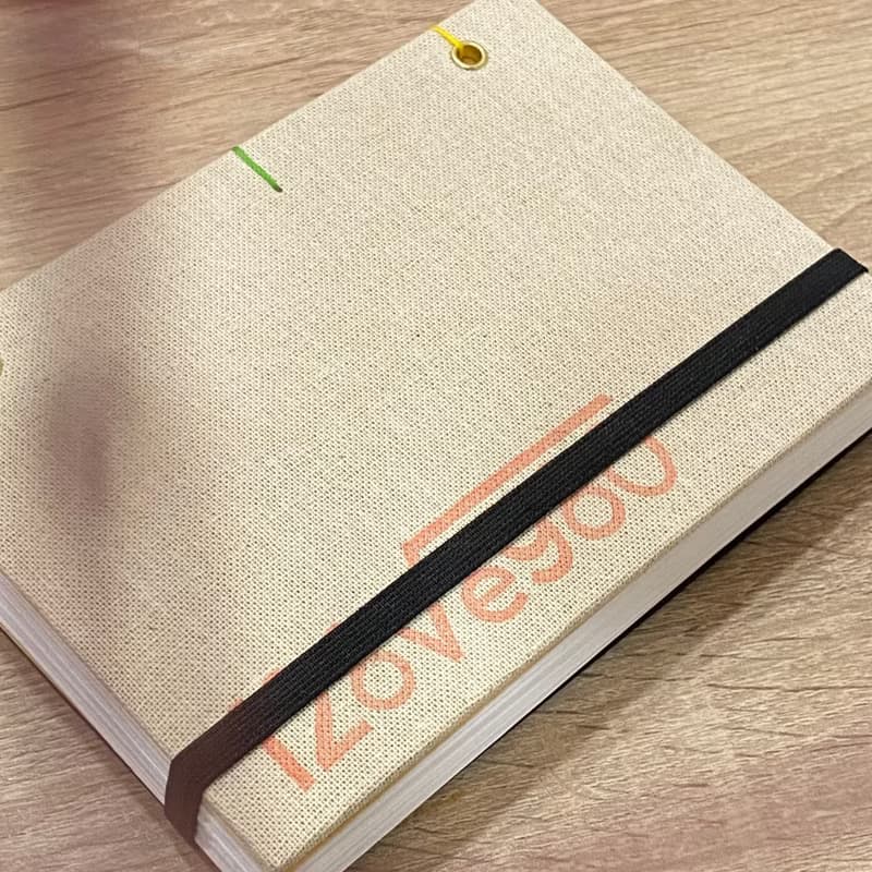 I LOVE YOU 七夕情人節限定版 - 2026 無時效 A6 手縫手帳本