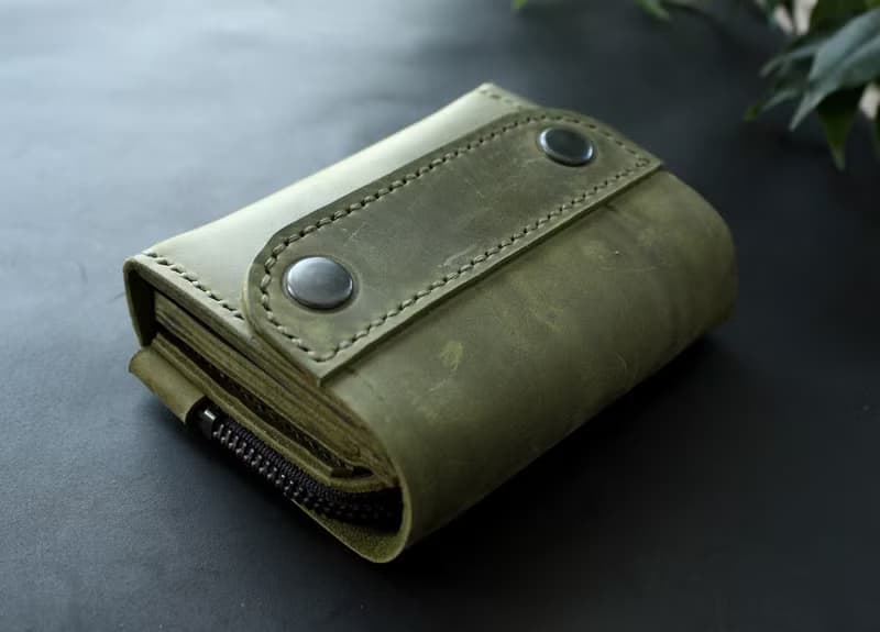 真皮錢包 小錢包 前袋錢包