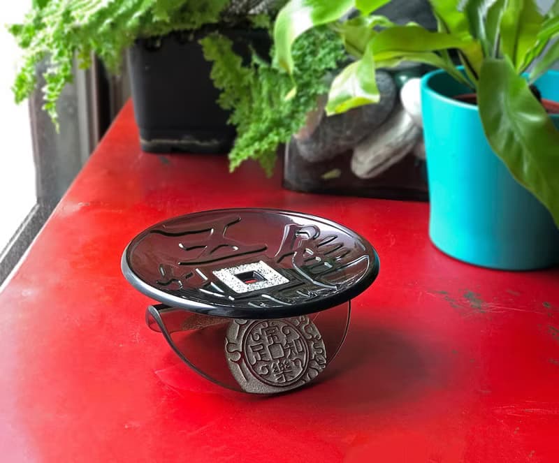 唯吾知足 琉璃手機座 名片座 招財