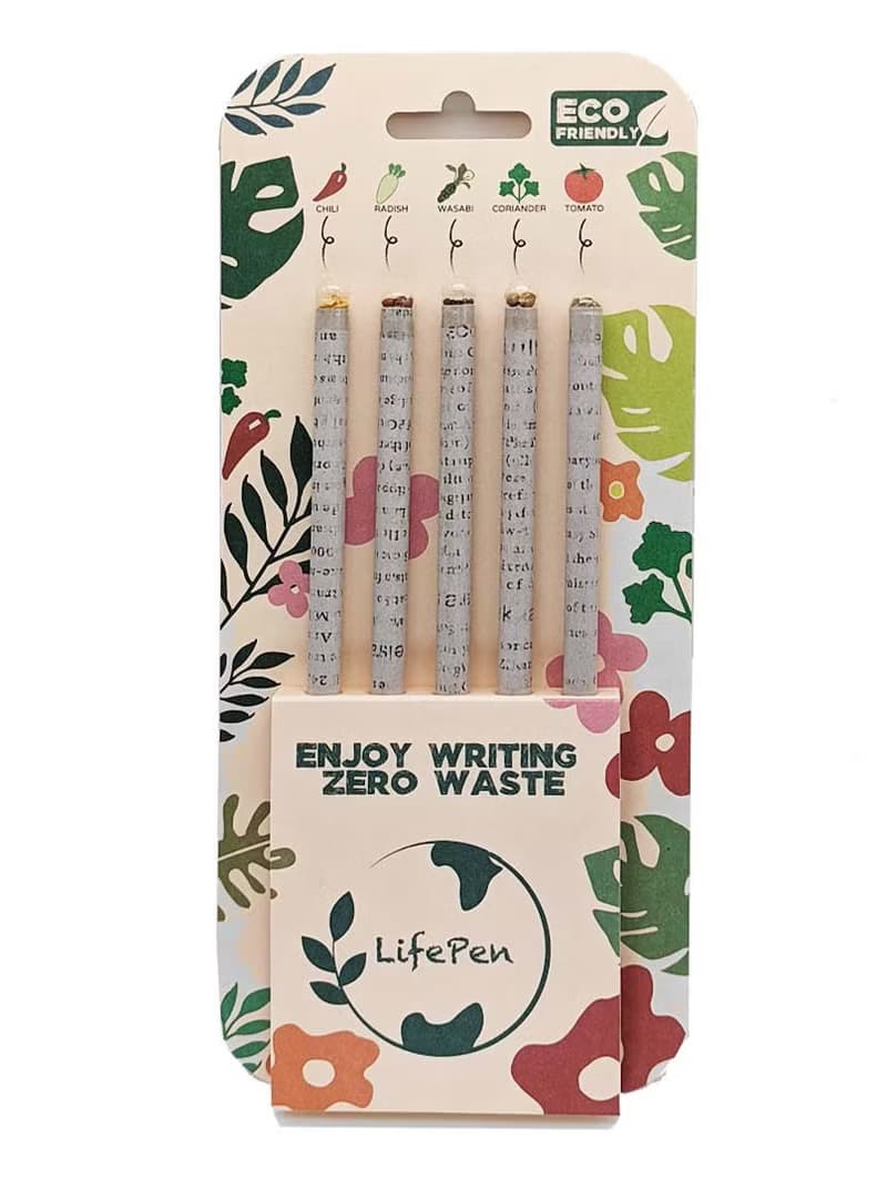 LIFE PEN 種子環保報紙鉛筆 婚禮小物 各種活動與節日交換禮物