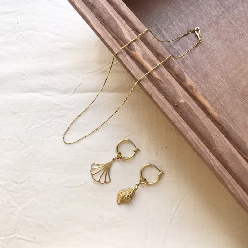 黃銅飾品組_海洋實驗_耳針款