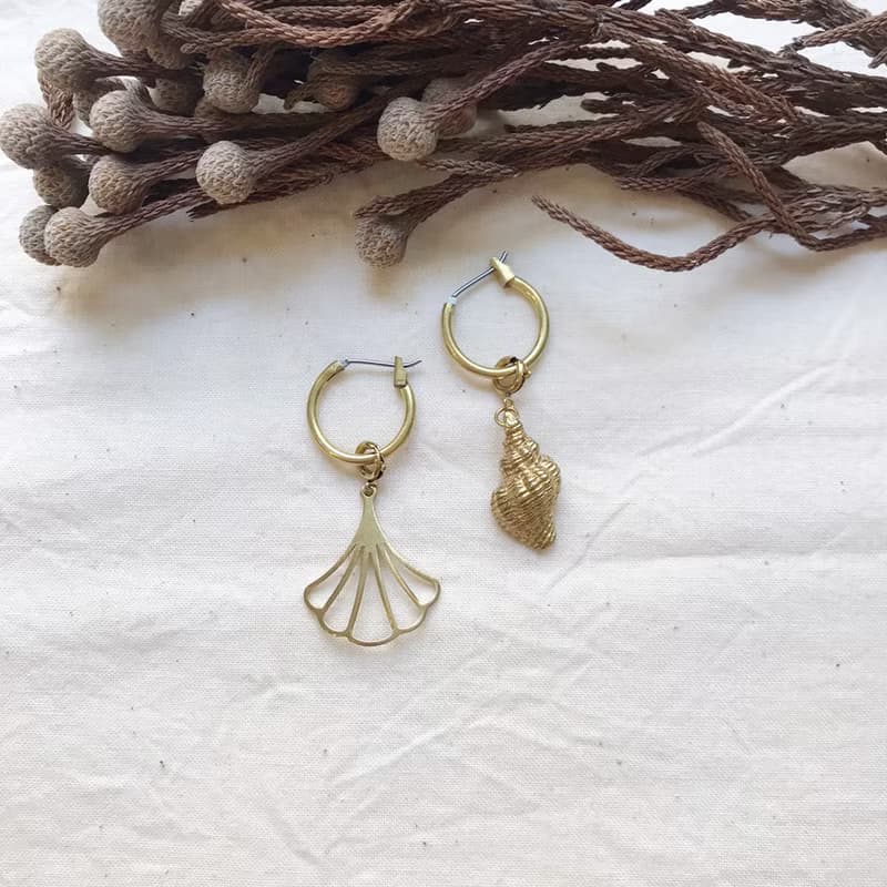 黃銅飾品組_海洋實驗_耳針款