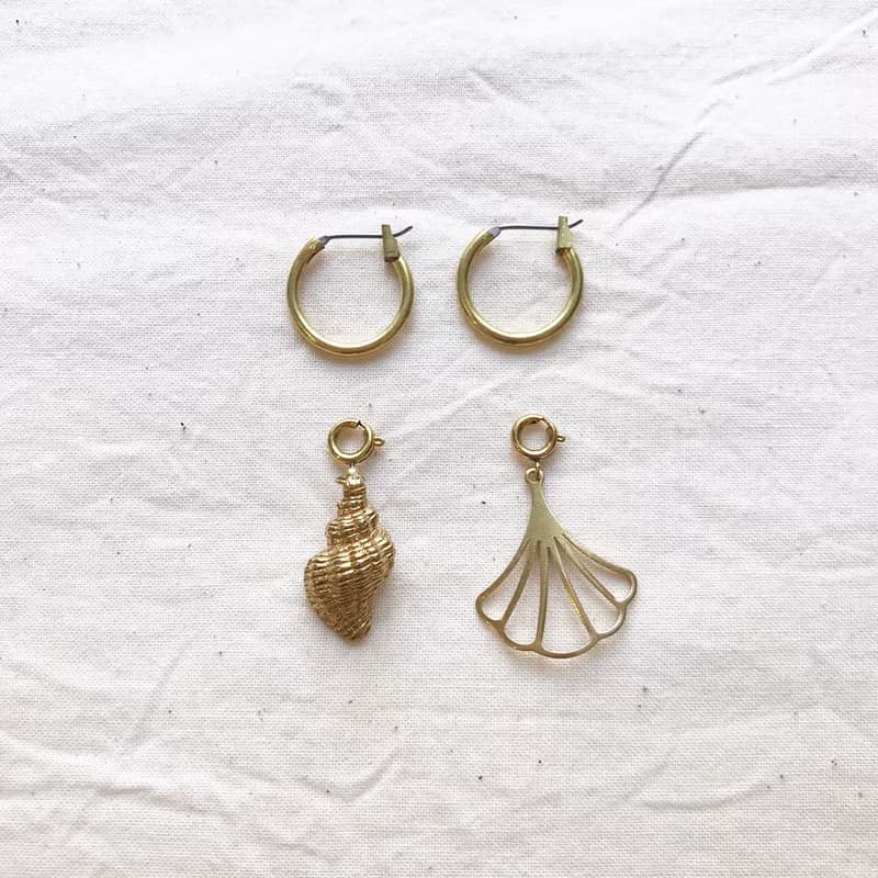 黃銅飾品組_海洋實驗_耳針款