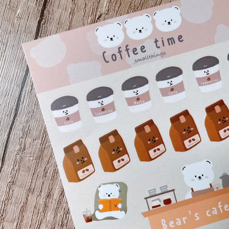 Coffee time 咖啡時刻貼紙