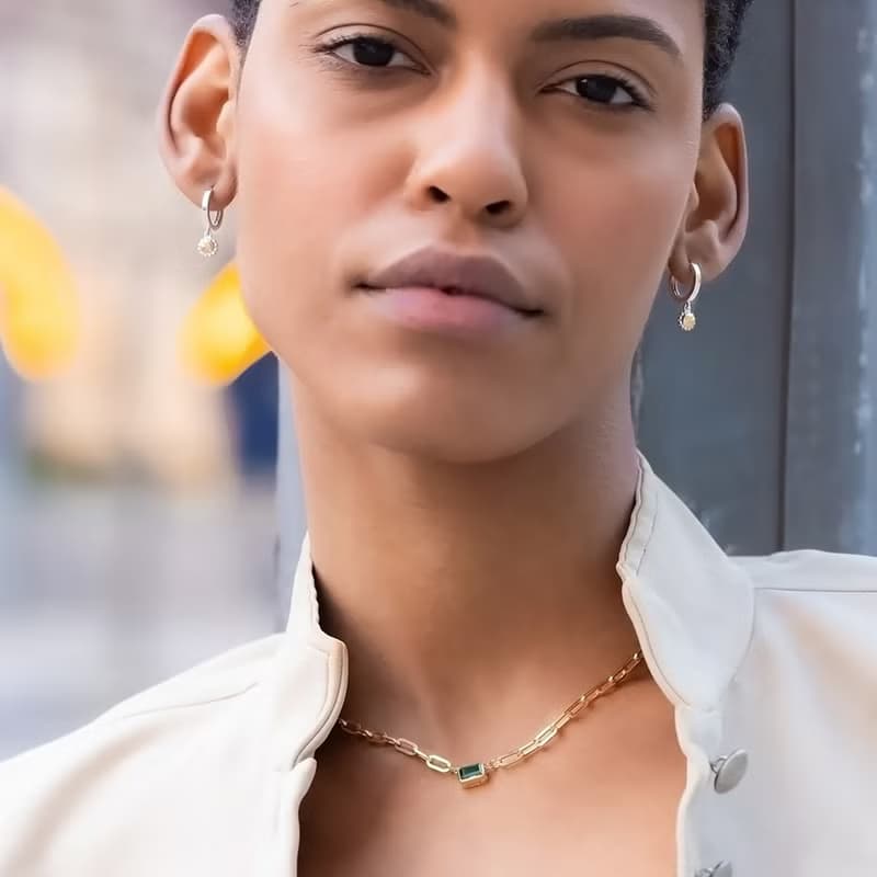 TIME SCREW COGWHEEL EARRINGS