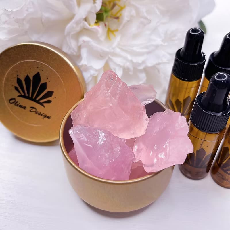 白茶晶 水晶擴香 薰香石 淨化療癒組 擴香石 香氛 原礦 原石擴香