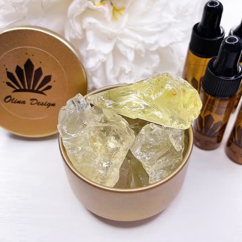 白茶晶 水晶擴香 薰香石 淨化療癒組 擴香石 香氛 原礦 原石擴香
