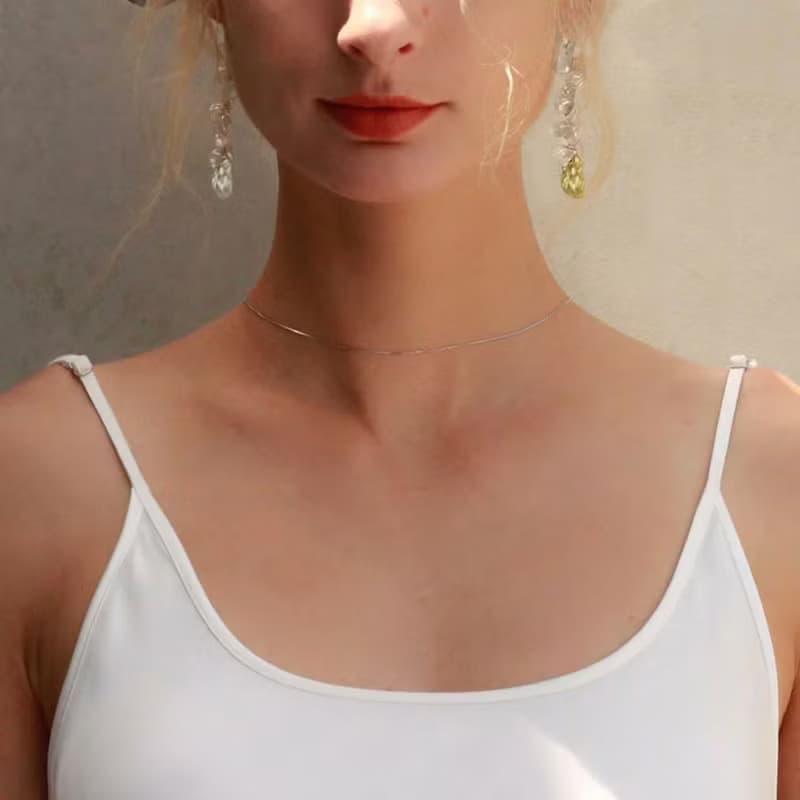 銀色繁花之影兩用項鍊/背鍊 - 英國Vogue雜誌報導款