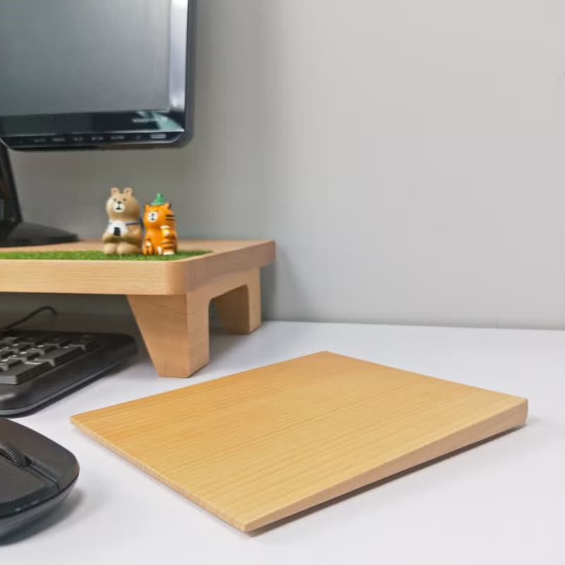 原木滑鼠墊 人體工學 畢業 實木 辦公桌 電腦 禮物 生日 主管