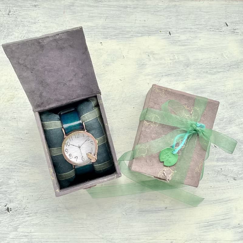 窺視著池面的青蛙 手錶 L 極光