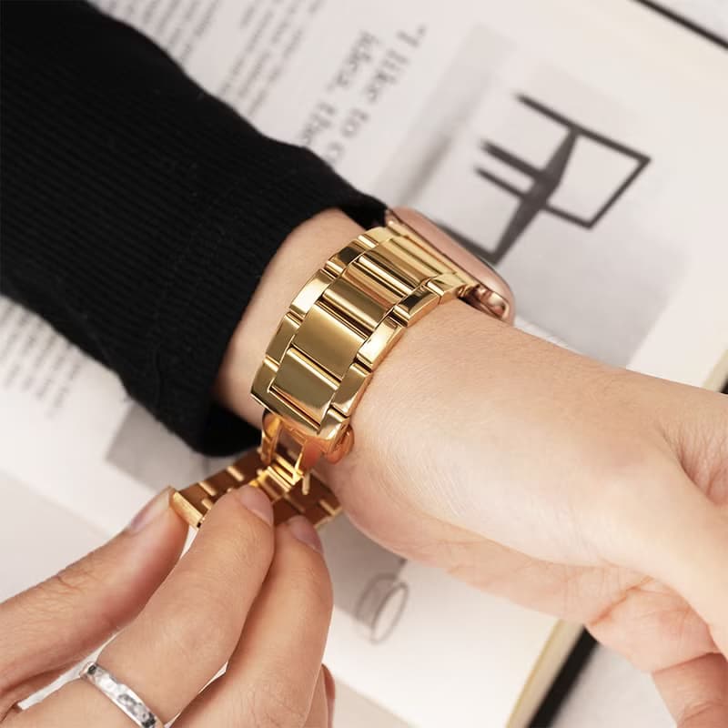 Apple watch  - 經典亮面316L不鏽鋼蘋果錶帶