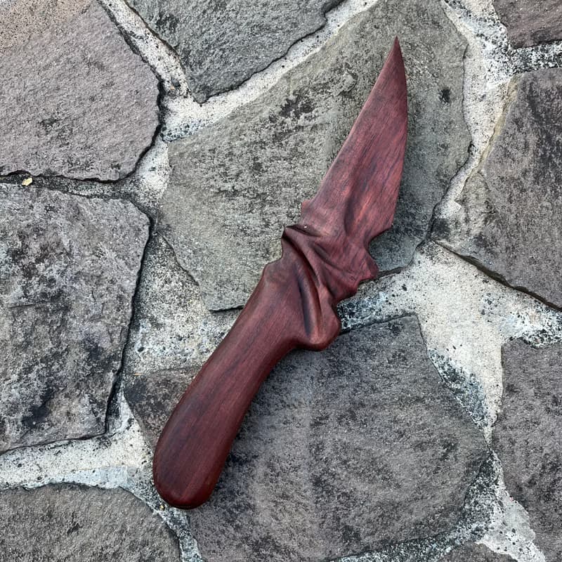 我販劍　妖刀　能面　匕首　短刀　伯利茲黃檀　魔劍