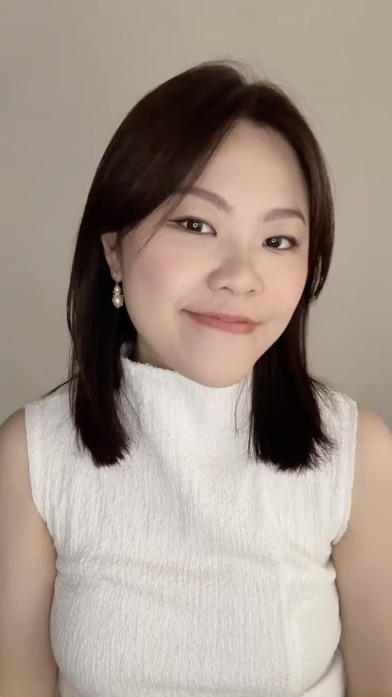 法式白色珍珠雙層塔耳環