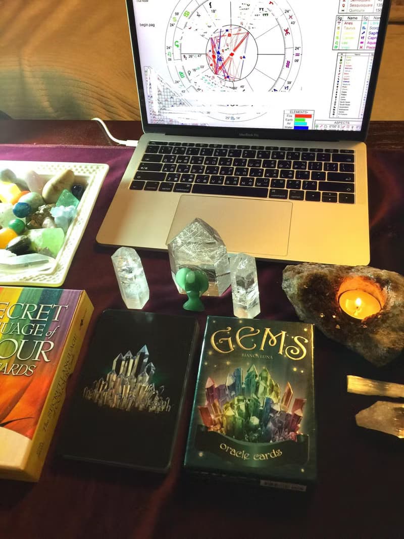 【體驗】個人星盤與寶石配對/靈魂煉金術使命功課/線上課程 2小時心靈諮詢