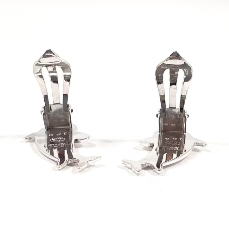 【日本直送 中古美品】ジョージジェンセン Georg Jensen イヤリング イルカ アルノ マリノウスキー 129 シルバー925