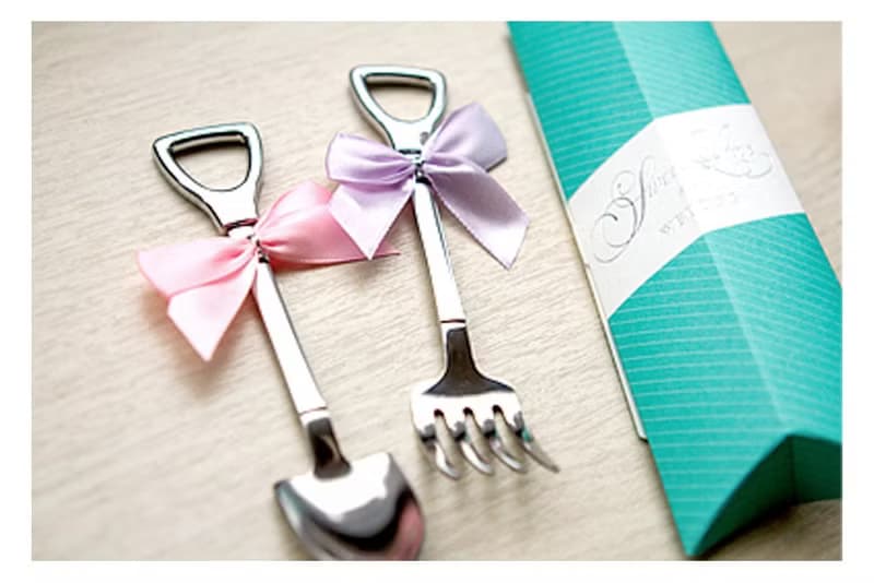 Sweet Love好運鏟子叉子湯匙組(蒂芬妮盒裝) |位上禮 婚禮贈品