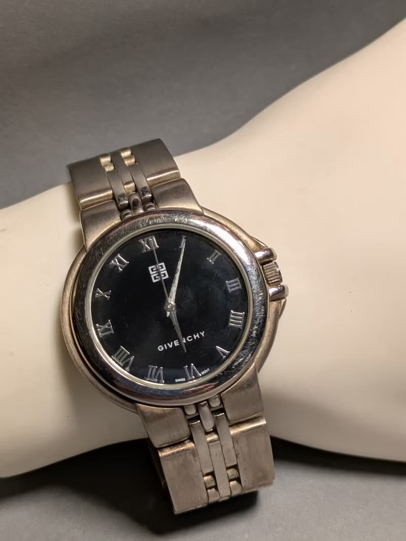 GIVENCHY vintage quartz watch 中古石英錶