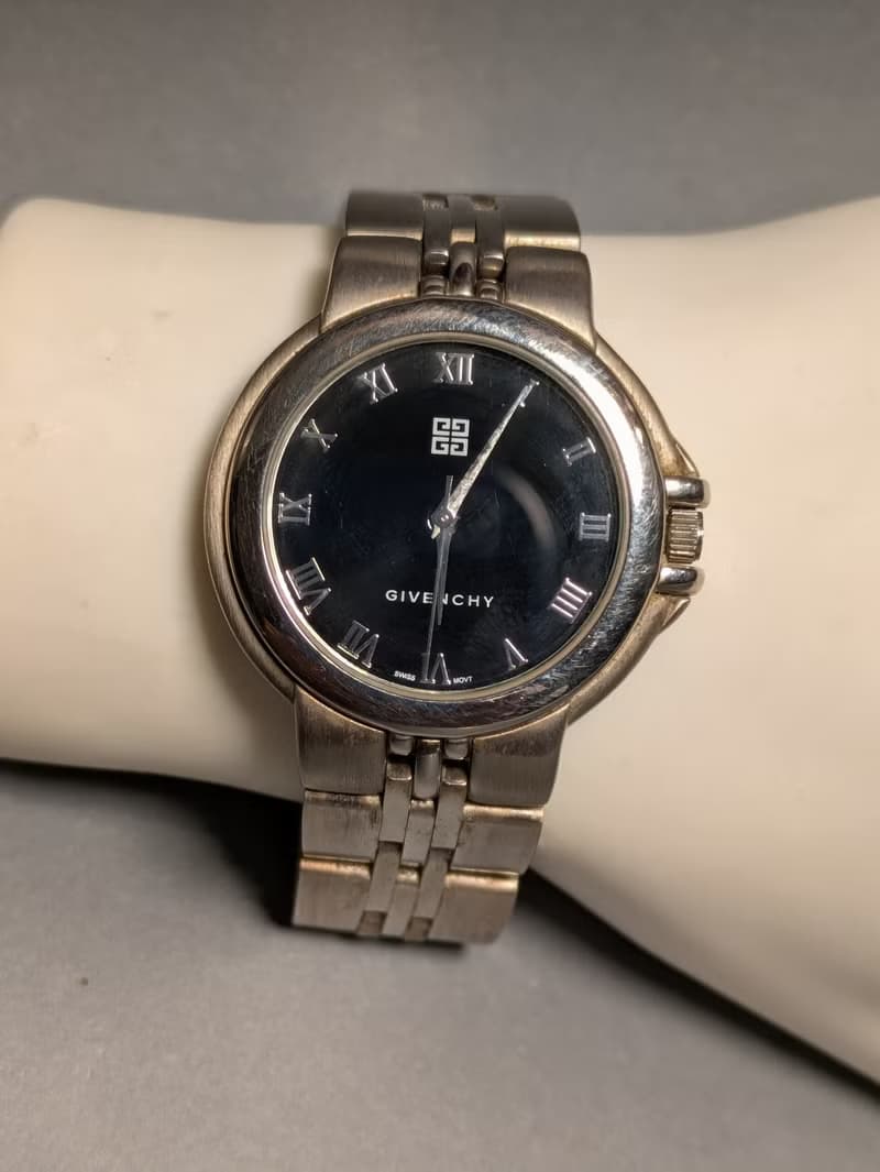 GIVENCHY vintage quartz watch 中古石英錶
