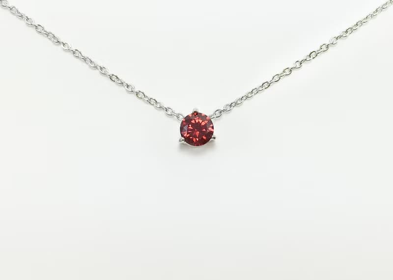 誕生石系列/一月份/石榴石 GARNET/項鍊/生日禮