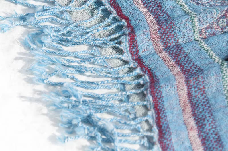 手織圍巾 刺繡羊毛披肩/針織圍巾/刺繡圍巾/羊絨披巾/喀什米爾Cashmere 聖誕節禮物 交換禮物 母親節 父親節-花