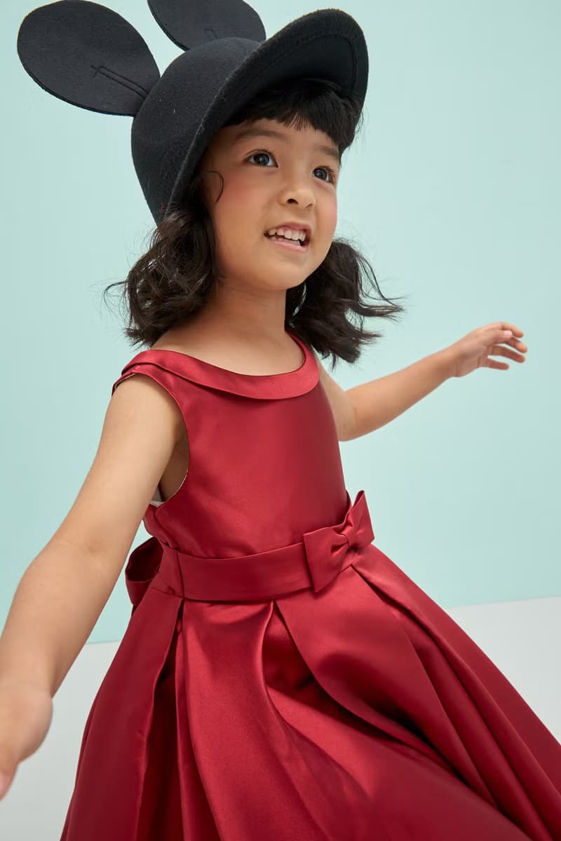HAO.HAO kids 圓領公主裙-紅色