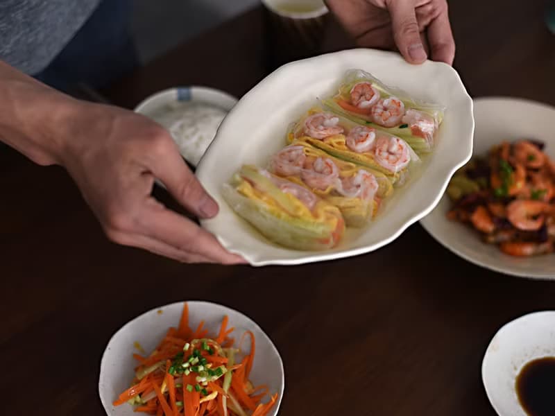 物外-貝系列手作食器橢圓形餐盤原創貝殼類餐具異形餐具