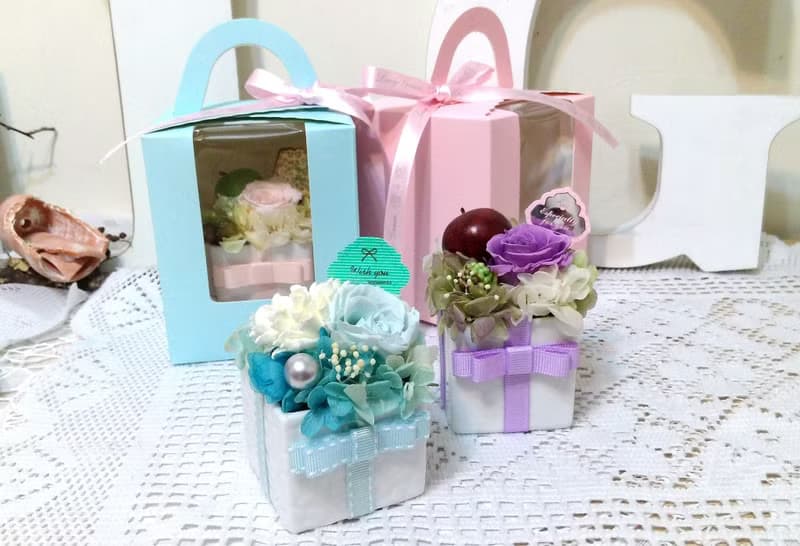  l 小心意迷你不凋花禮 l *感恩*感謝*心意*不凋花.恆星花.永生花*禮物*婚禮小物*