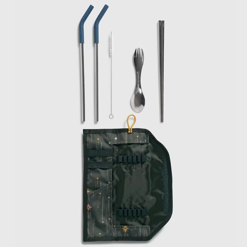United by Blue 防潑水餐具收納包組 Utensil Kit 226-印花星空藍