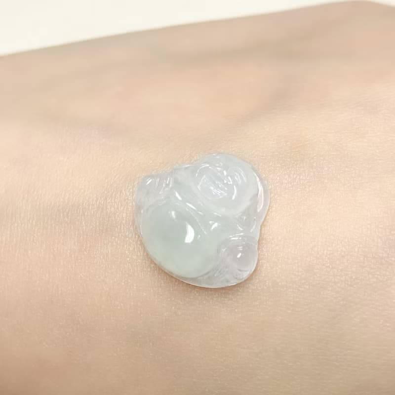 冰種翡翠彌勒佛 | 天然緬甸玉A貨翡翠 | 送禮