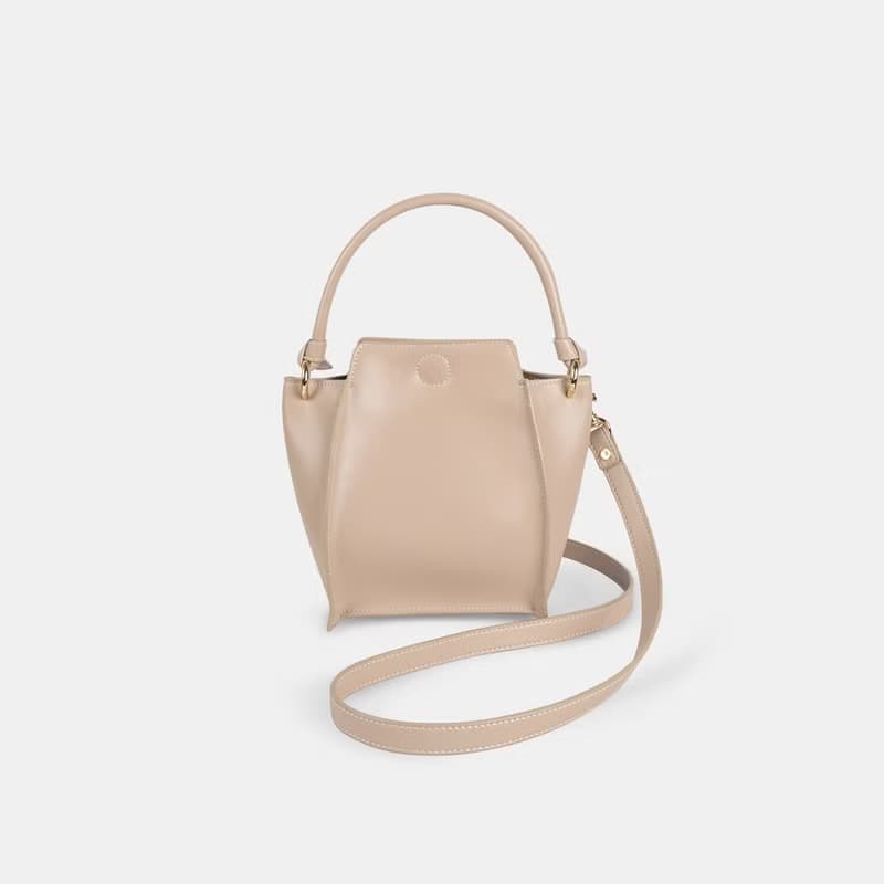 Mini Pine Bag 玉米基純素皮革 手提包 斜背包 側背包 米色