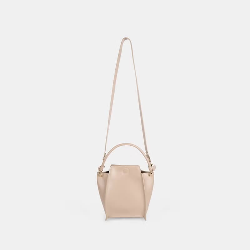 Mini Pine Bag 玉米基純素皮革 手提包 斜背包 側背包 米色