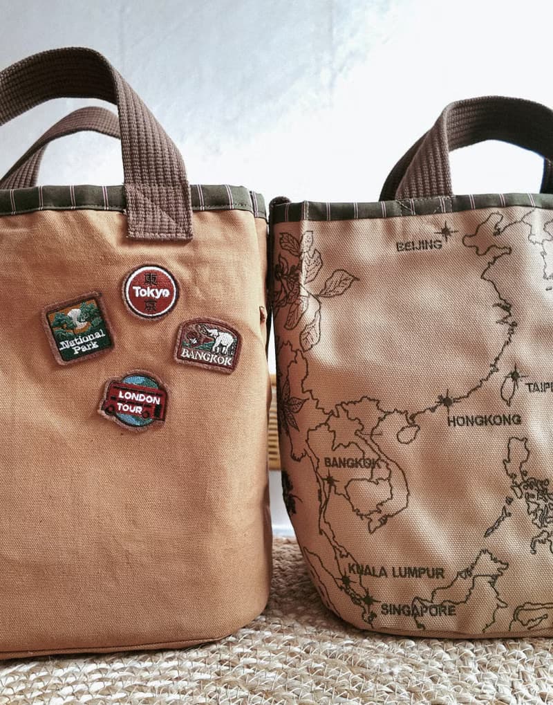 Reversable Map Tote
