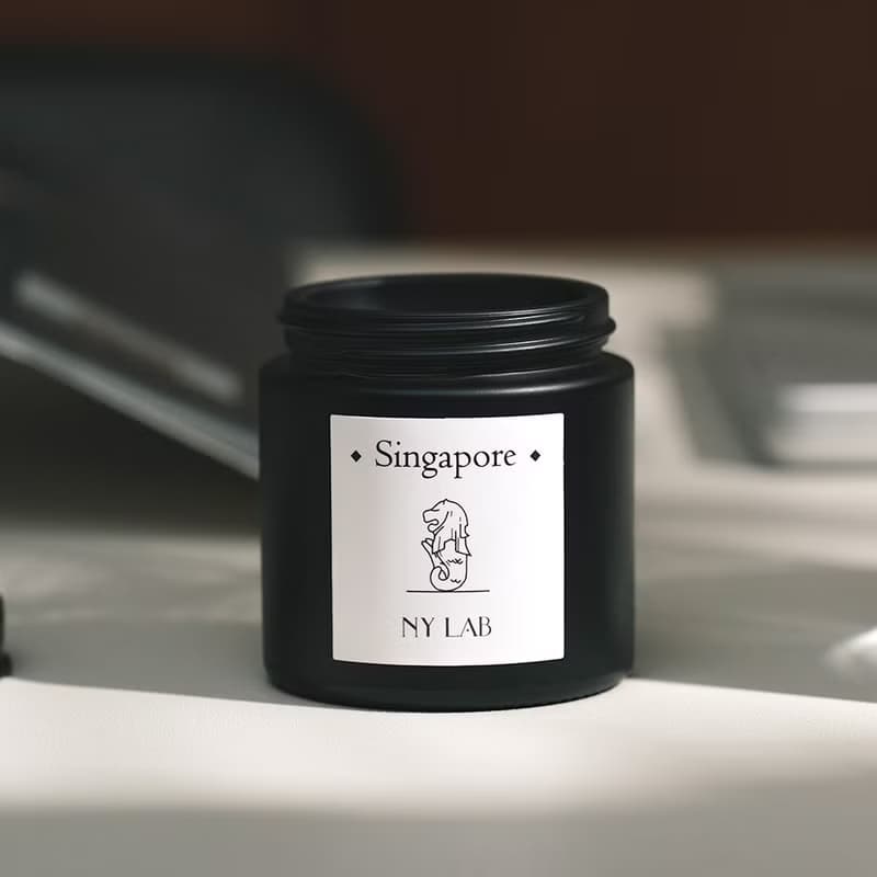 【NY LAB 紐約實驗室】霧質感手工香氛蠟燭-新加坡檸檬 3.5oz
