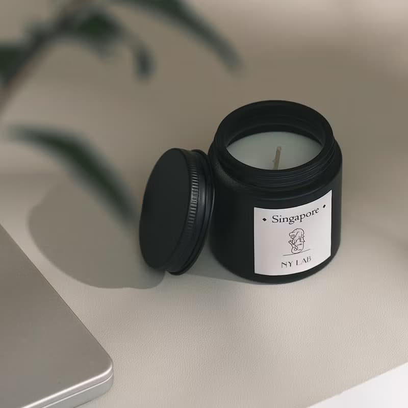 【NY LAB 紐約實驗室】霧質感手工香氛蠟燭-新加坡檸檬 3.5oz