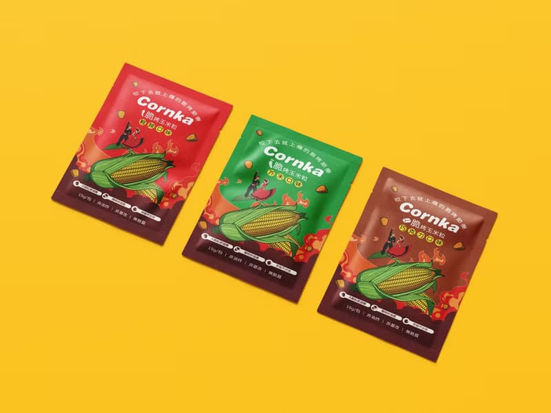 【限時𝟲折再買一送一】 CornKa脆烤玉米粒-辣椒/芥末/巧克力/起