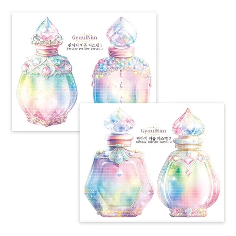 Fantasy perfume sticker (pastel)