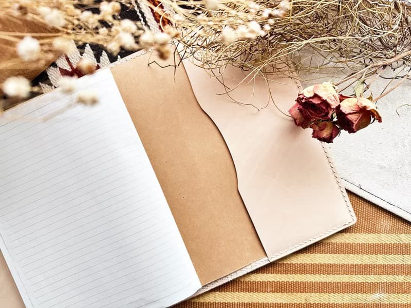 A5書套 好好縫 皮革DIY材料包 bookcover 書衣 筆記本套 DIY 文具