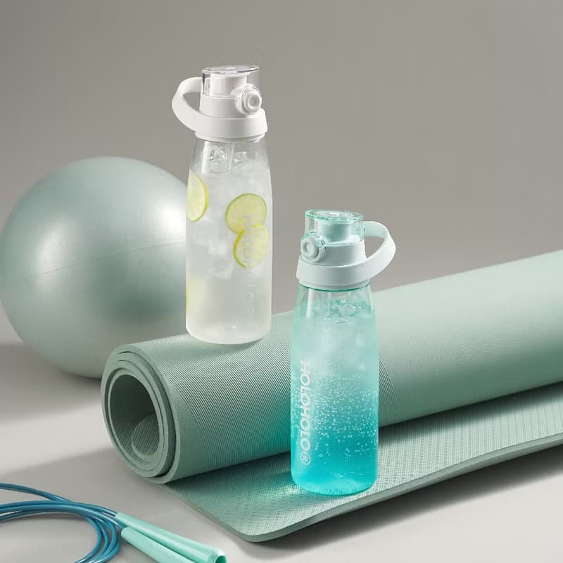 【HOLOHOLO】PILATES 皮拉提斯吸管運動水壺 ( 1000ml / 4色 )