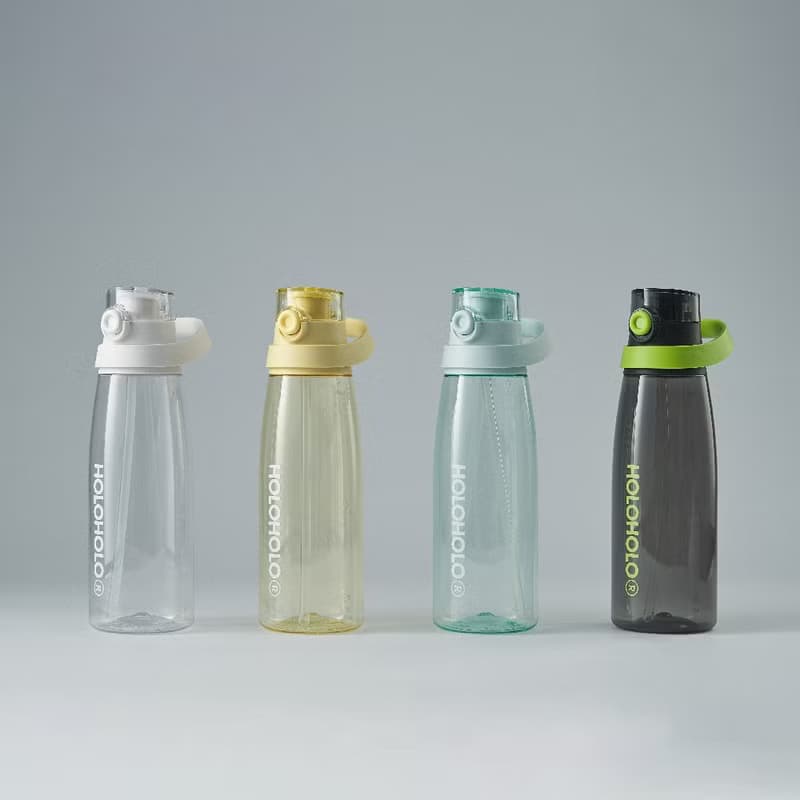 【HOLOHOLO】PILATES 皮拉提斯吸管運動水壺 ( 1000ml / 4色 )