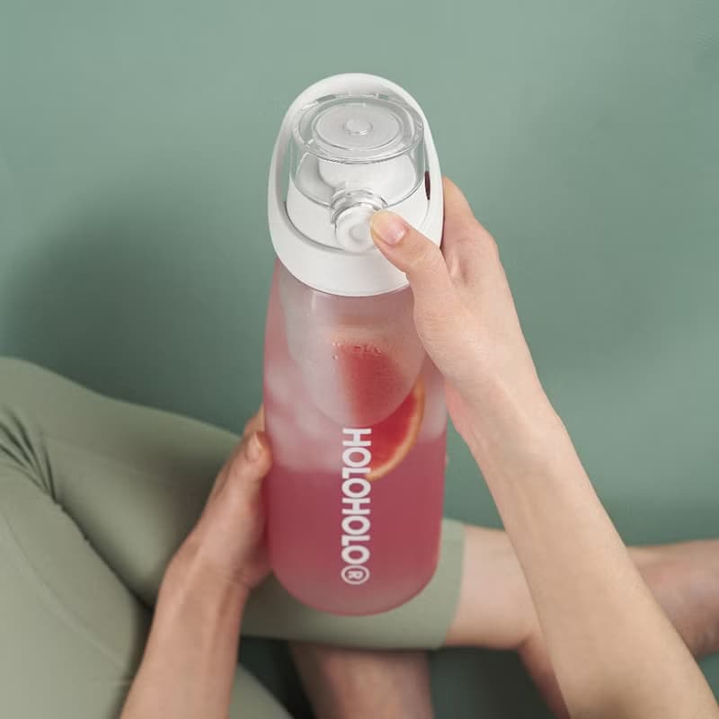 【HOLOHOLO】PILATES 皮拉提斯吸管運動水壺 ( 1000ml / 4色 )
