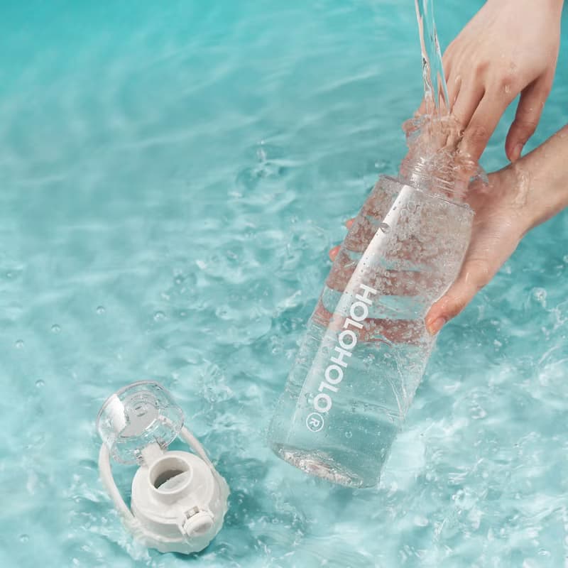 【HOLOHOLO】PILATES 皮拉提斯吸管運動水壺 ( 1000ml / 4色 )