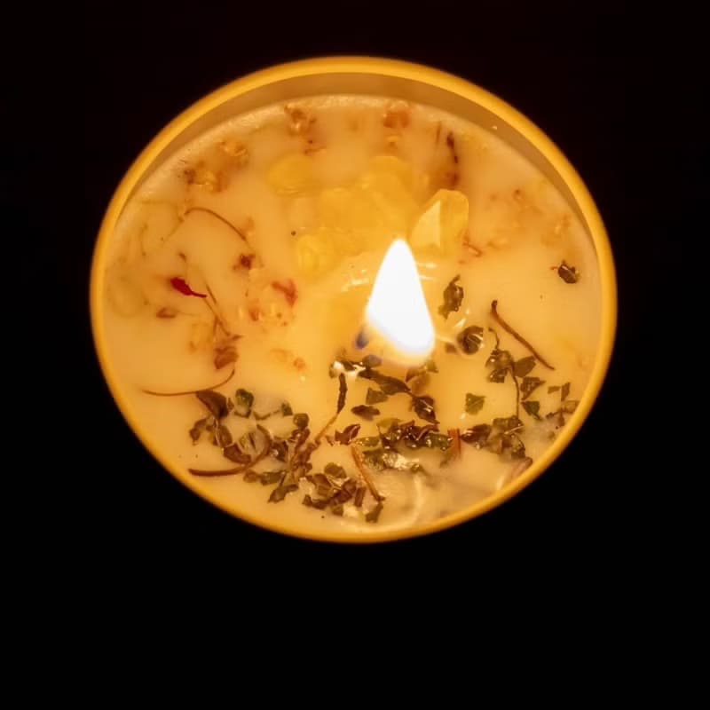天然大豆蠟燭 金錢招財香氛魔法蠟燭 鐵盒款 單顆蠟燭