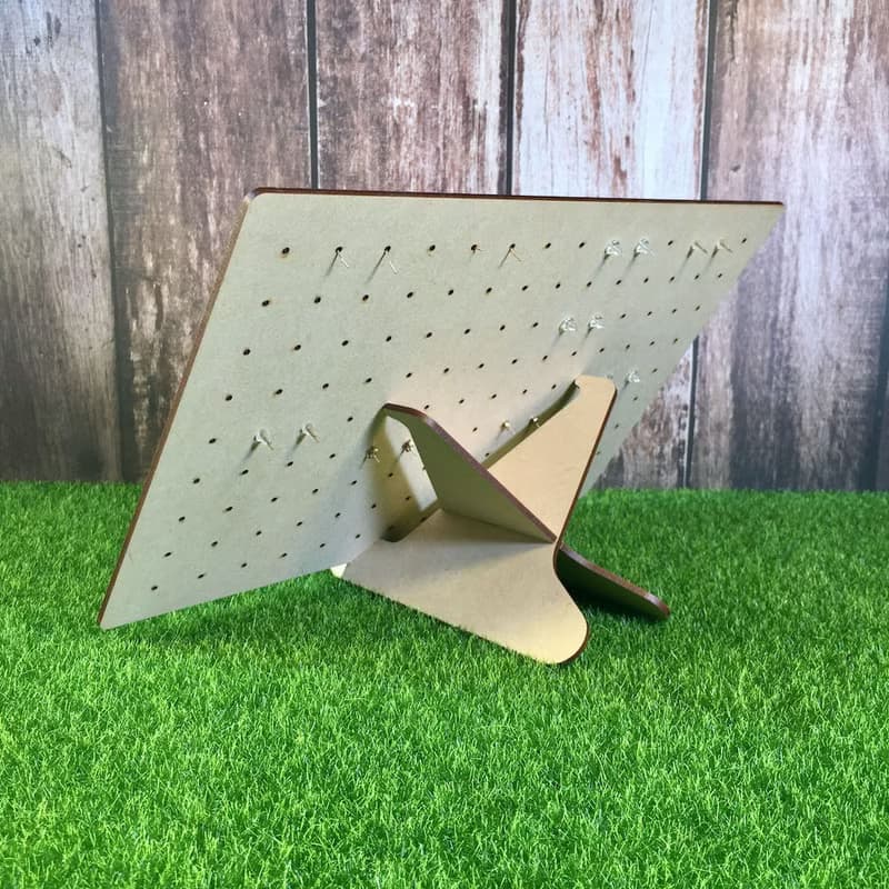 WOOXO 耳環洞洞展示架 洞洞板 木質 簡約時尚 快速收納