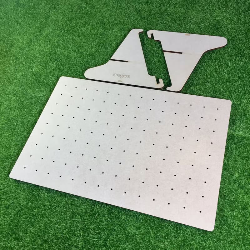 WOOXO 耳環洞洞展示架 洞洞板 木質 簡約時尚 快速收納