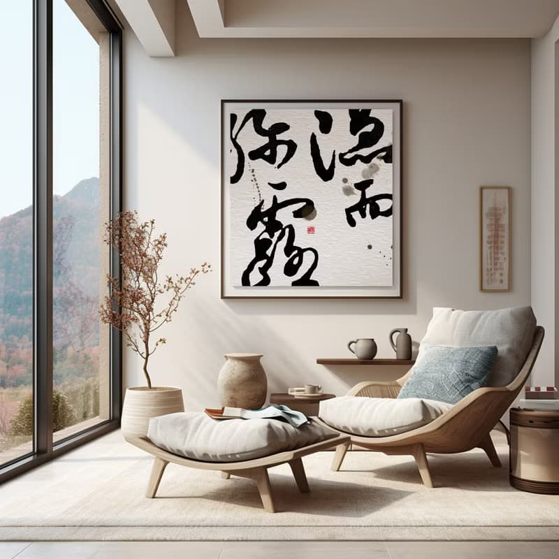 書法-無框畫 | 喬遷禮物 | 開店 | 民宿佈置 | 搬新家 | 裝飾畫