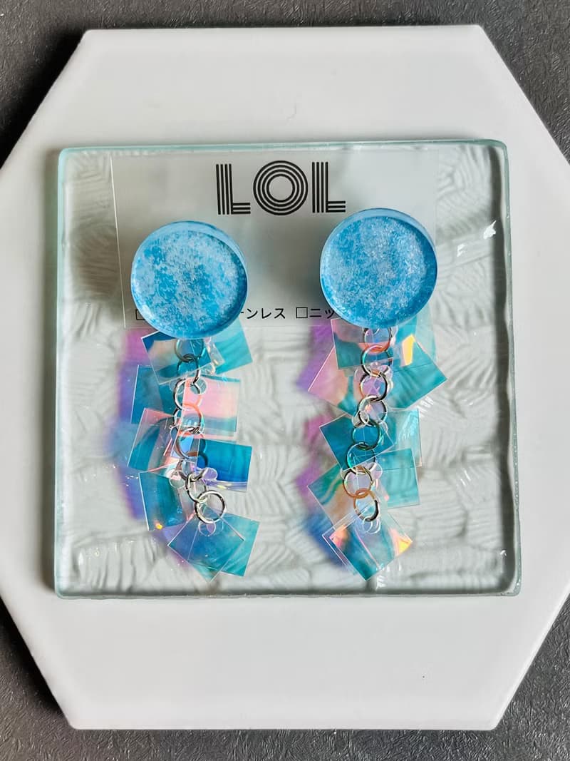 ocean2024  Aqua blue ピアス/イヤリング